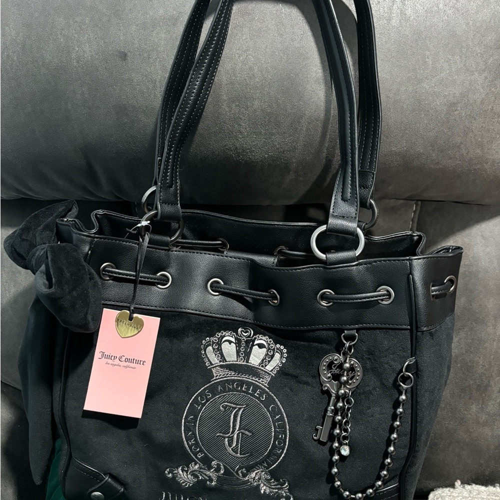 Juicy Couture Black Tote Bag